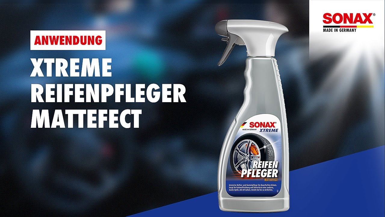 Anwendung SONAX XTREME Reifenpfleger Matteffect