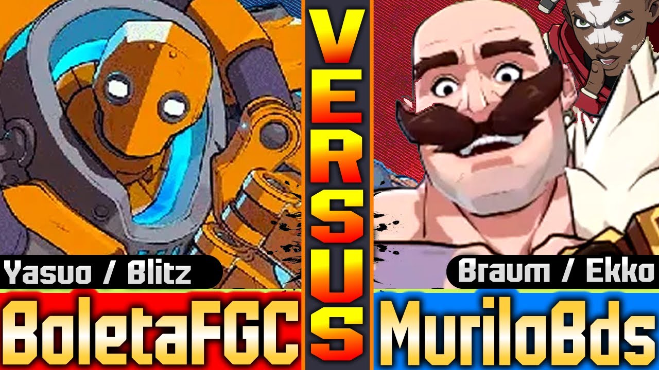 🔥 2XKO (MuriloBDS vs BoletaFGC) Braum, Ekko, Yasuo and Blitz ▰ Gameplay High Level