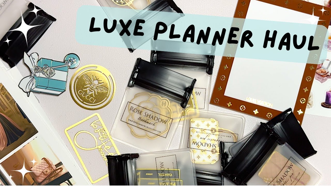 Rose Shadow Collection Planner Pins | haul