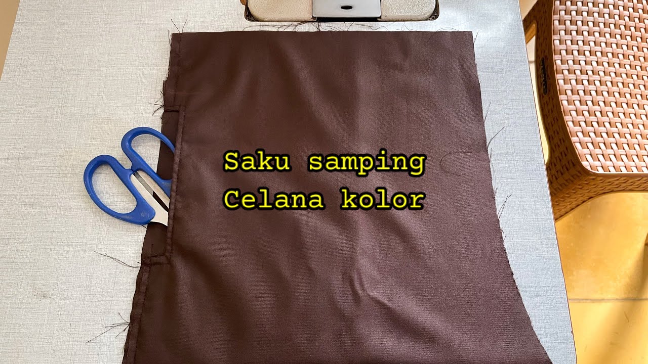 Menjahit Saku Celana Kolor Sangat Mudah Dan Jelas Celana Muslim Celana Piyama