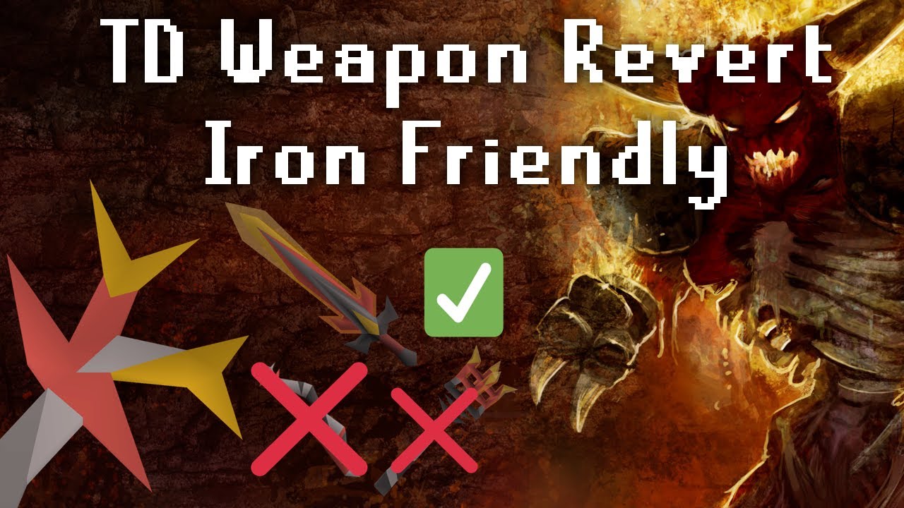 OSRS Tormented Demon Weapon Revert - Ironman Friendly - How to swap Tormented Synapse Weapons