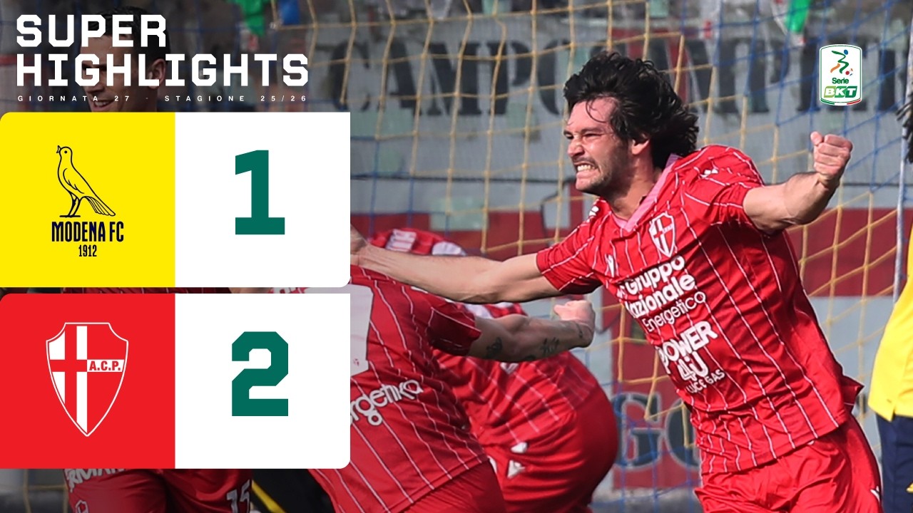 Modena - Padova 1-2 | SUPER HIGHLIGHTS
