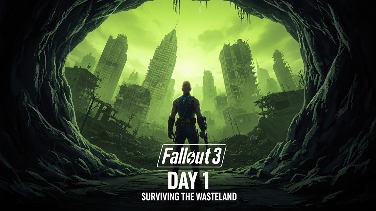 FALLOUT 3 – First Time Playing This Classic | Day 01 (LIVE) 🎮