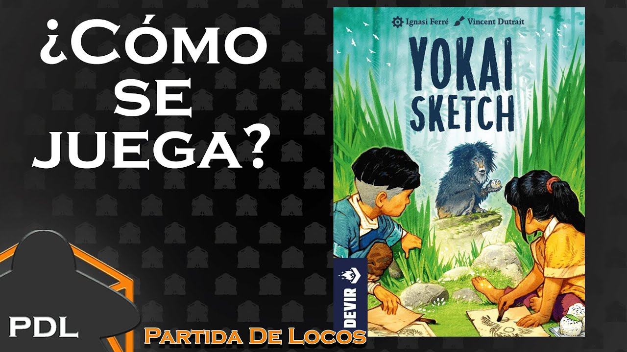 Yokai Sketch &iquest;C&oacute;mo se juega? | Devir | Pocket | Kemushi Saga | Tutorial | Partida de Locos