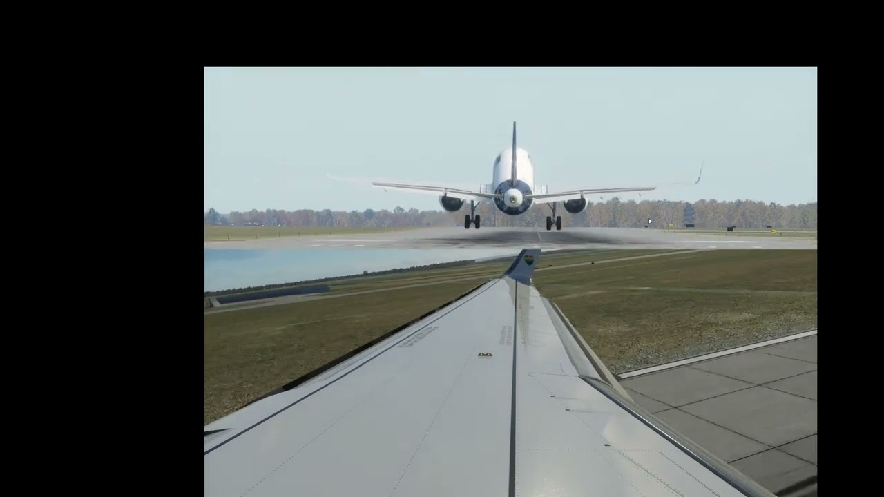 A320 landing into EDDV ( Hannover )