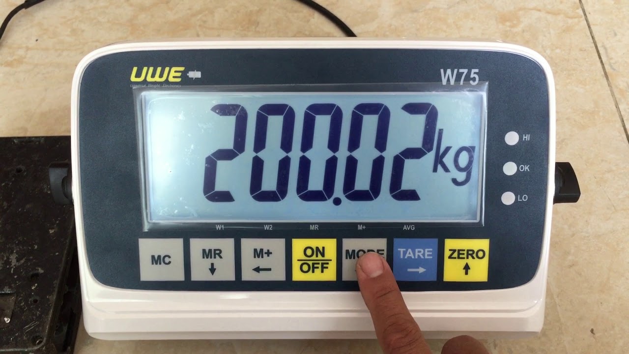 Màn hình cân UWE W75