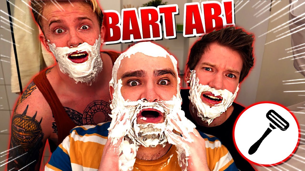 WIR RASIEREN UNSERE BÄRTE KOMPLETT AB!