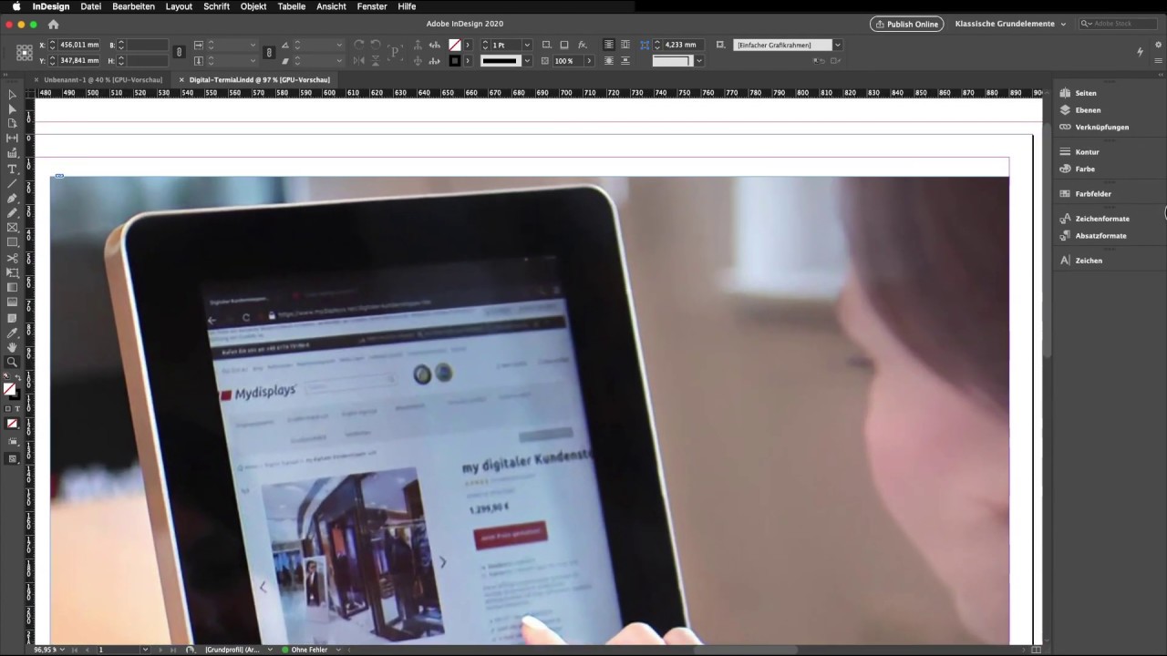 Anschnitt und PDF Erstellung f&uuml;r Ihre Druckdaten | Mydisplays