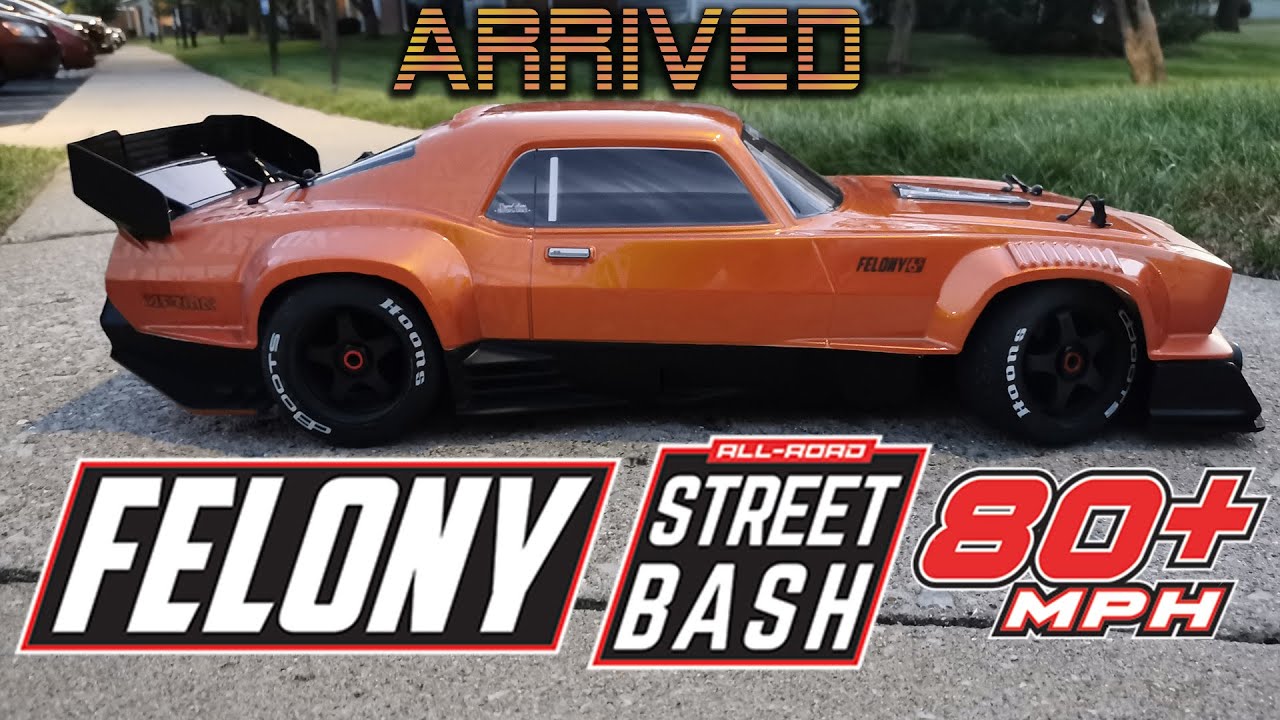 Unboxing Arrma Felony 6s and first drift!