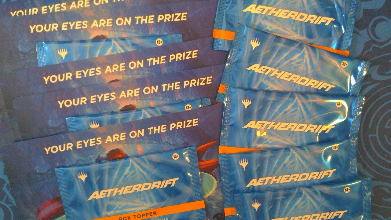 Opening 11 Aetherdrift Box Toppers - Aetherdrift [DFT] - Magic the Gathering #mtgdft #aetherdrift