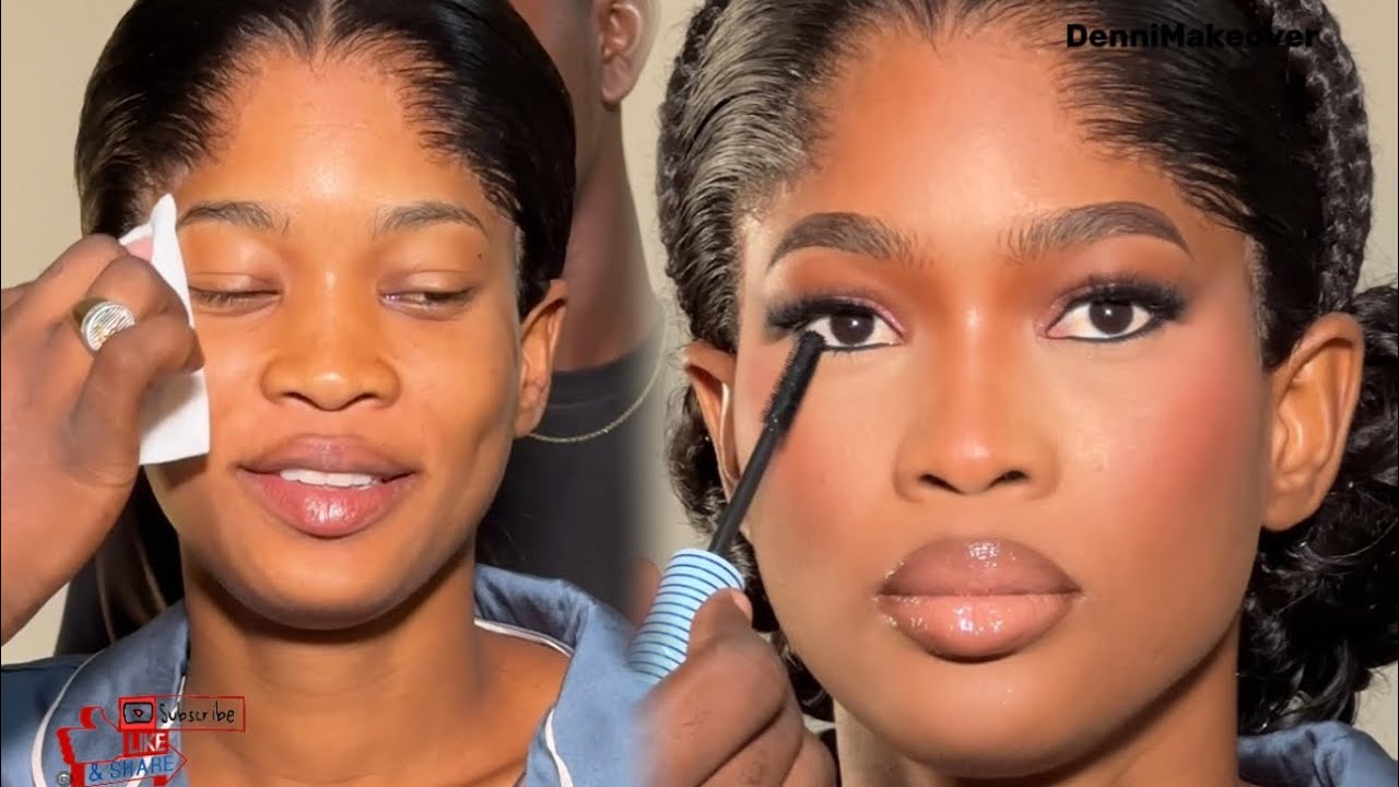 NEUTRAL BRIDAL MAKEUP TRANSFORMATION | BRIDE ZELIA | DENNIMAKEOVER