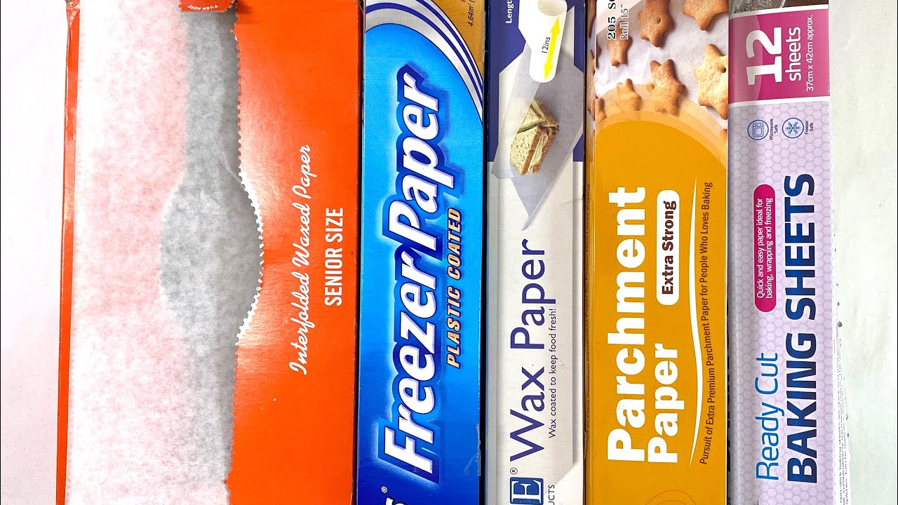 What’s The Difference? Deli Paper/Freezer Paper/Wax Paper/Parchment Paper/Baking Paper?