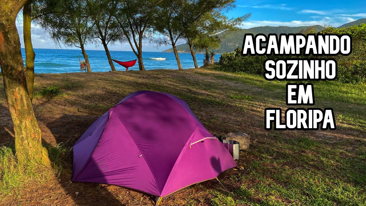 SOLO CAMPING / Florianópolis - Brasil / ASMR ⛺️🇧🇷 #camping #asmr