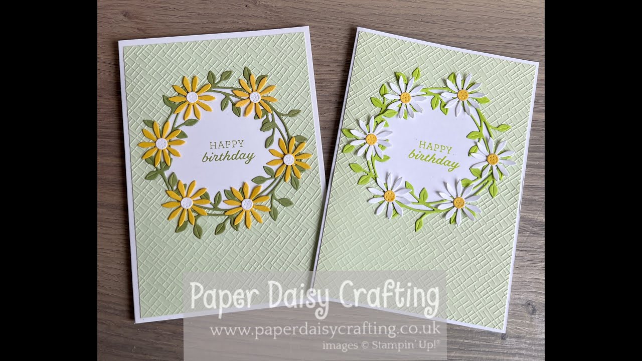 Daisy Chain card with Dainty Delights