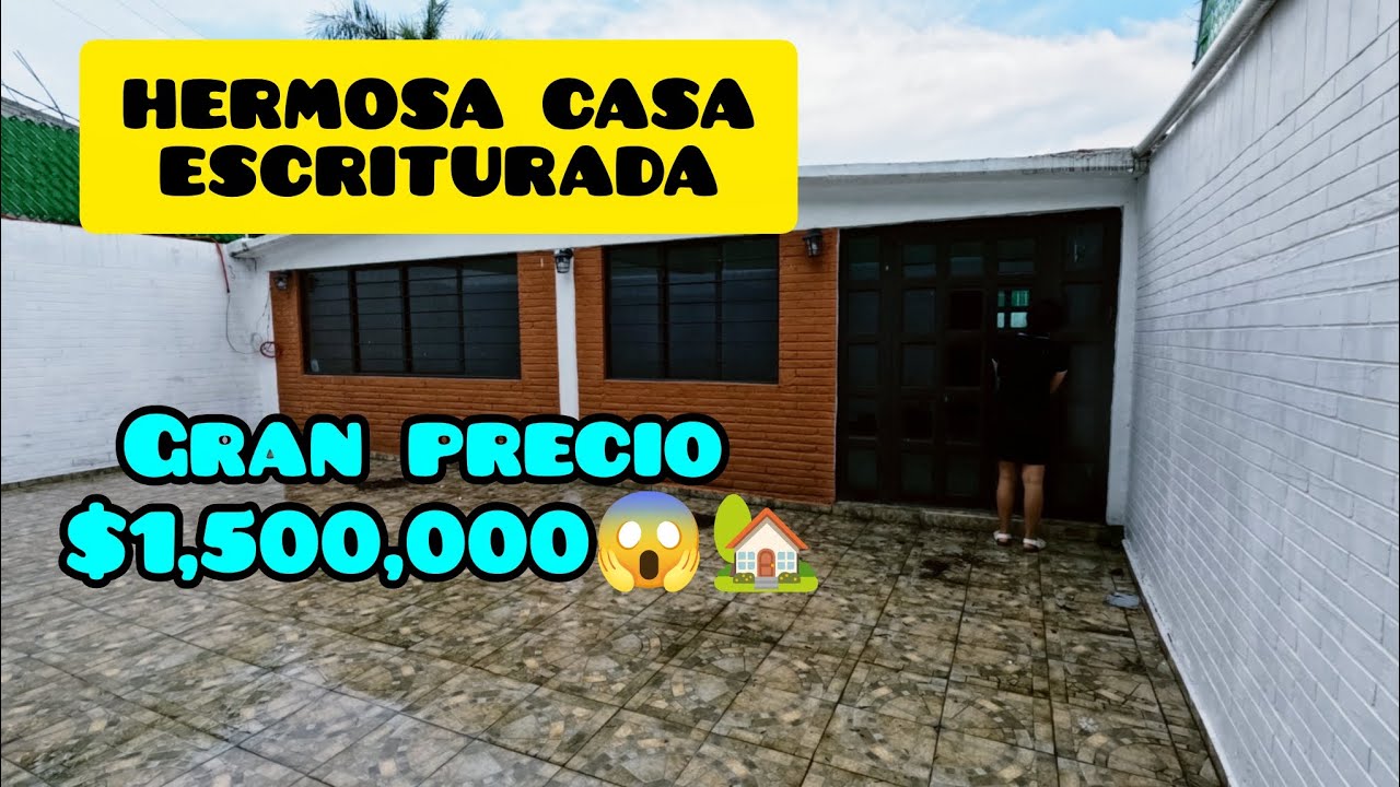Bonita 🏡 casa ESCRITURADA en un Súper precio 😱😍