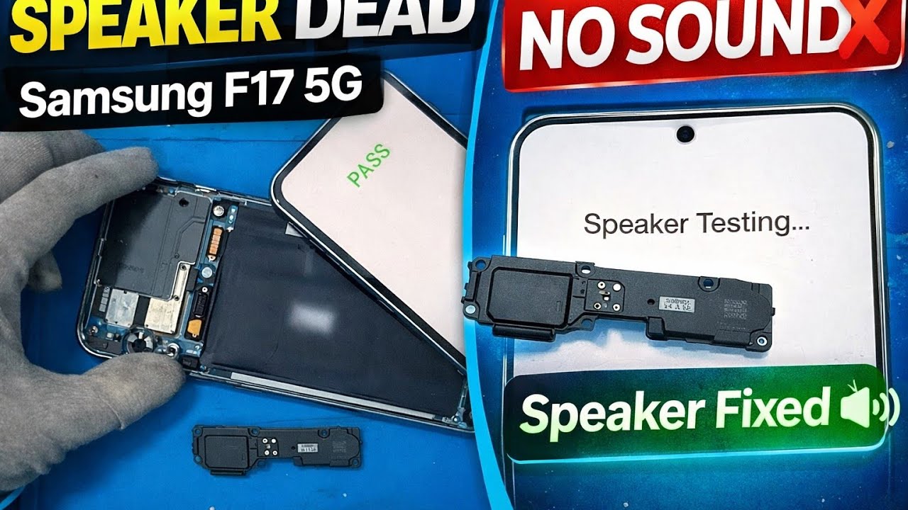 Samsung Galaxy F17 5G Speaker Problem Fix 😱 | Speaker Replacement 100% Working