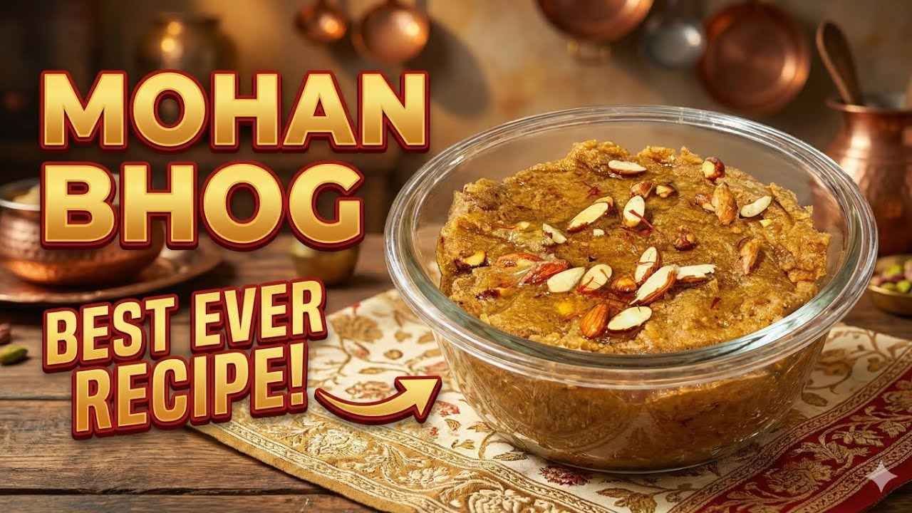  Video skip na kare sham 6baje ka ye video Basant Panchami special Mohan Bhog super taste super easy