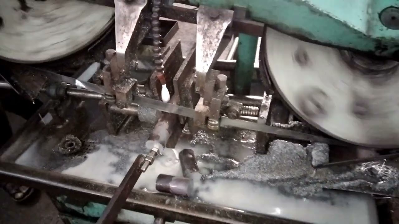 Rotating blade Power Hacksaw Components and working | Horizontal metal cutting band saw