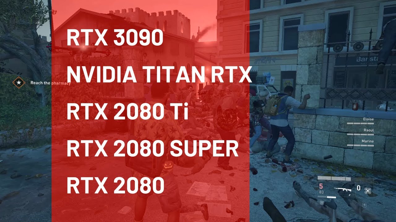 RTX 3090 vs NVIDIA TITAN RTX vs RTX 2080 Ti vs RTX 2080 SUPER vs RTX 2080 | Testing 13 Games