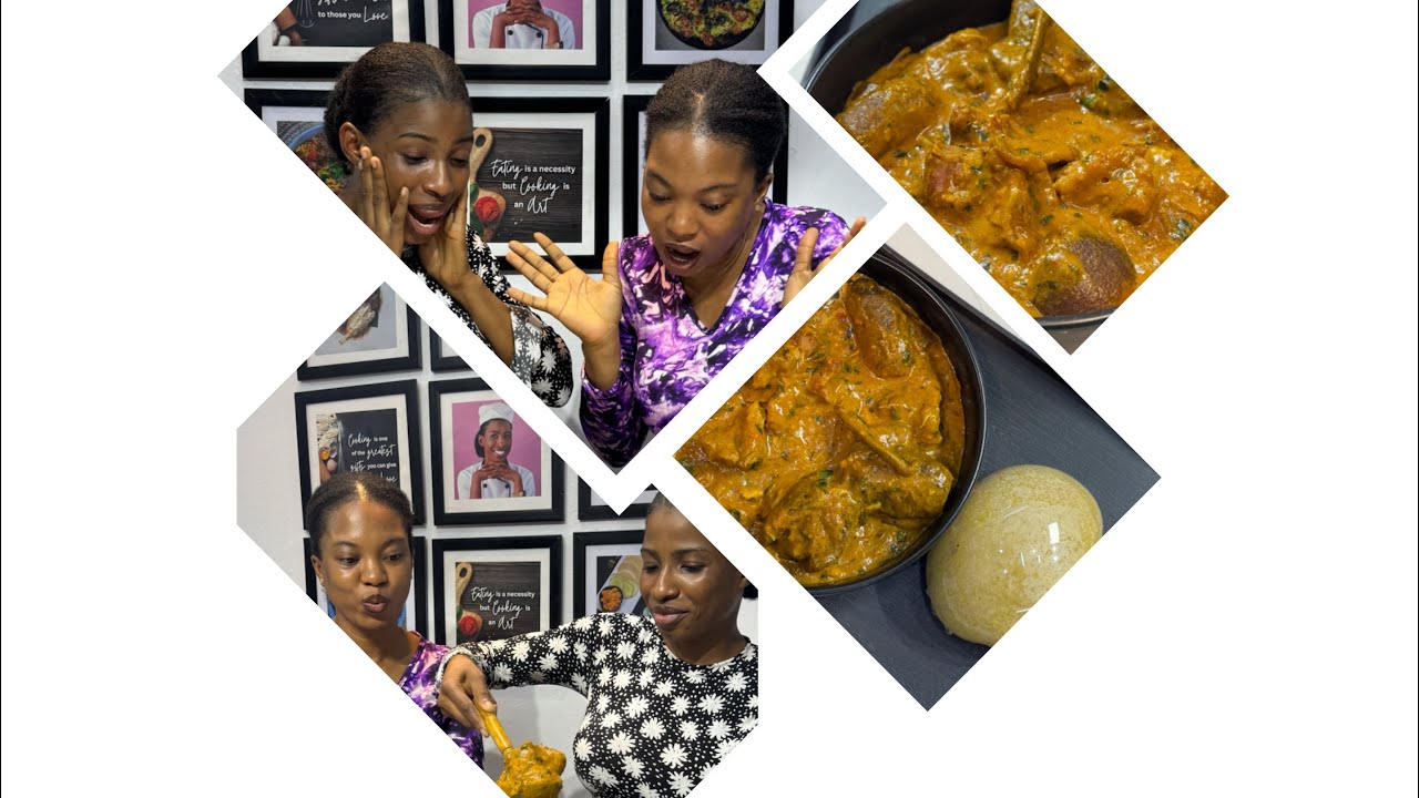 COOK WITH CHEF GUIXIN /HOW TO MAKE OGBONO SOUP/ Miss Blessing  #goviral #cooking #ogbonosoup 