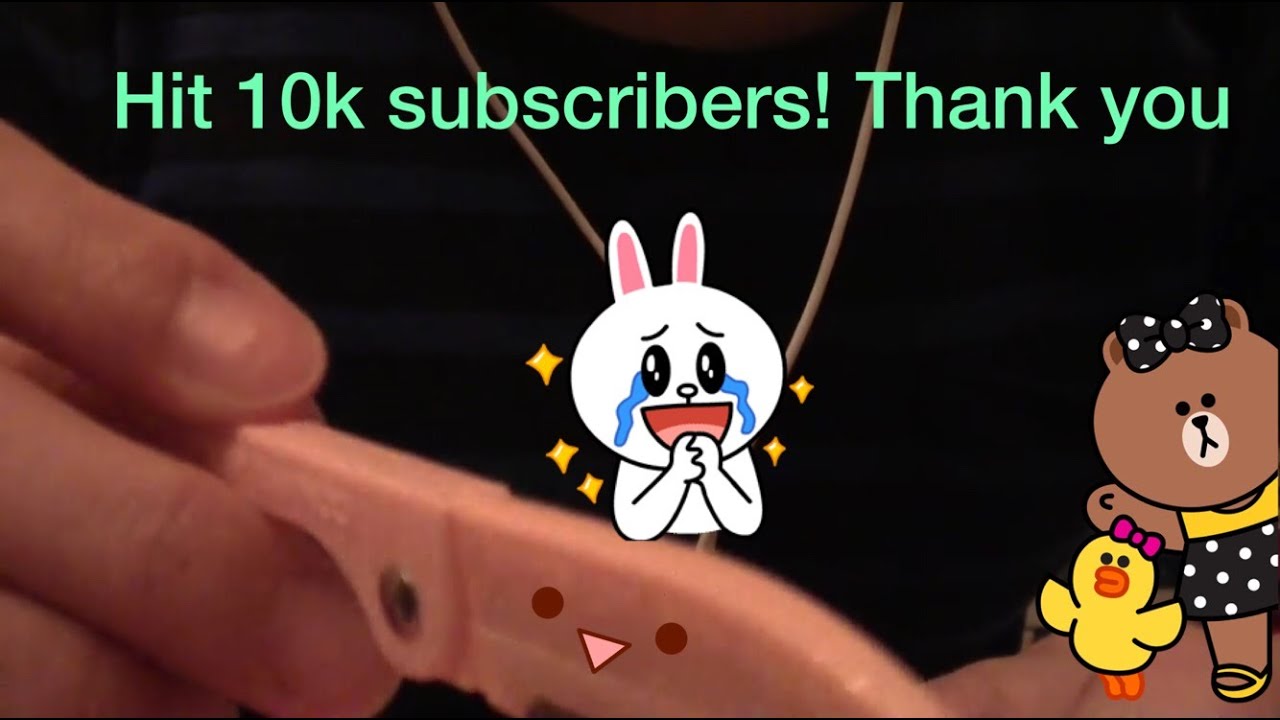 10,000 subscribers! Thank you :) - make up role play ASMR (rough sounds) 거친 메이크업 소리