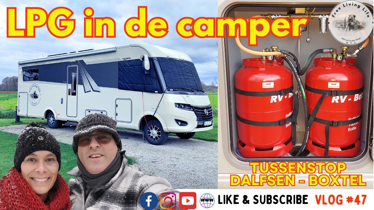 LPG in de camper, wat kost het? Vlog#47 Free Living Life in de camper