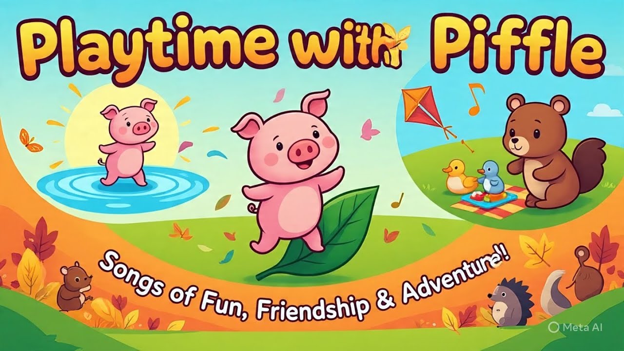 “Playtime with Piffle the Pig! – Songs of Fun, Friendship & Adventure!”