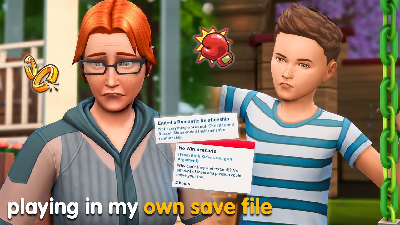 My Sim is Struggling with Shared Custody after Her Divorce 💔 (Sims 4 Save File Let's Play)