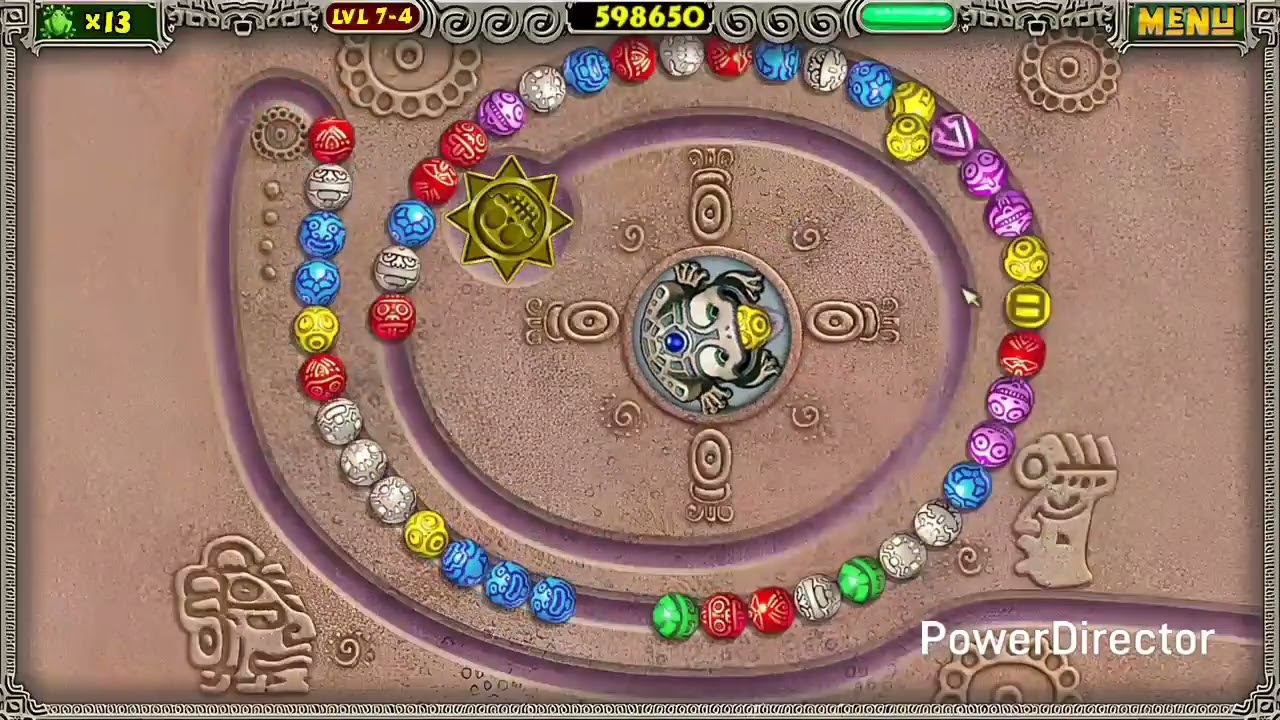 Zuma Deluxe Widescreen v1.0 (HD) Level 7-4