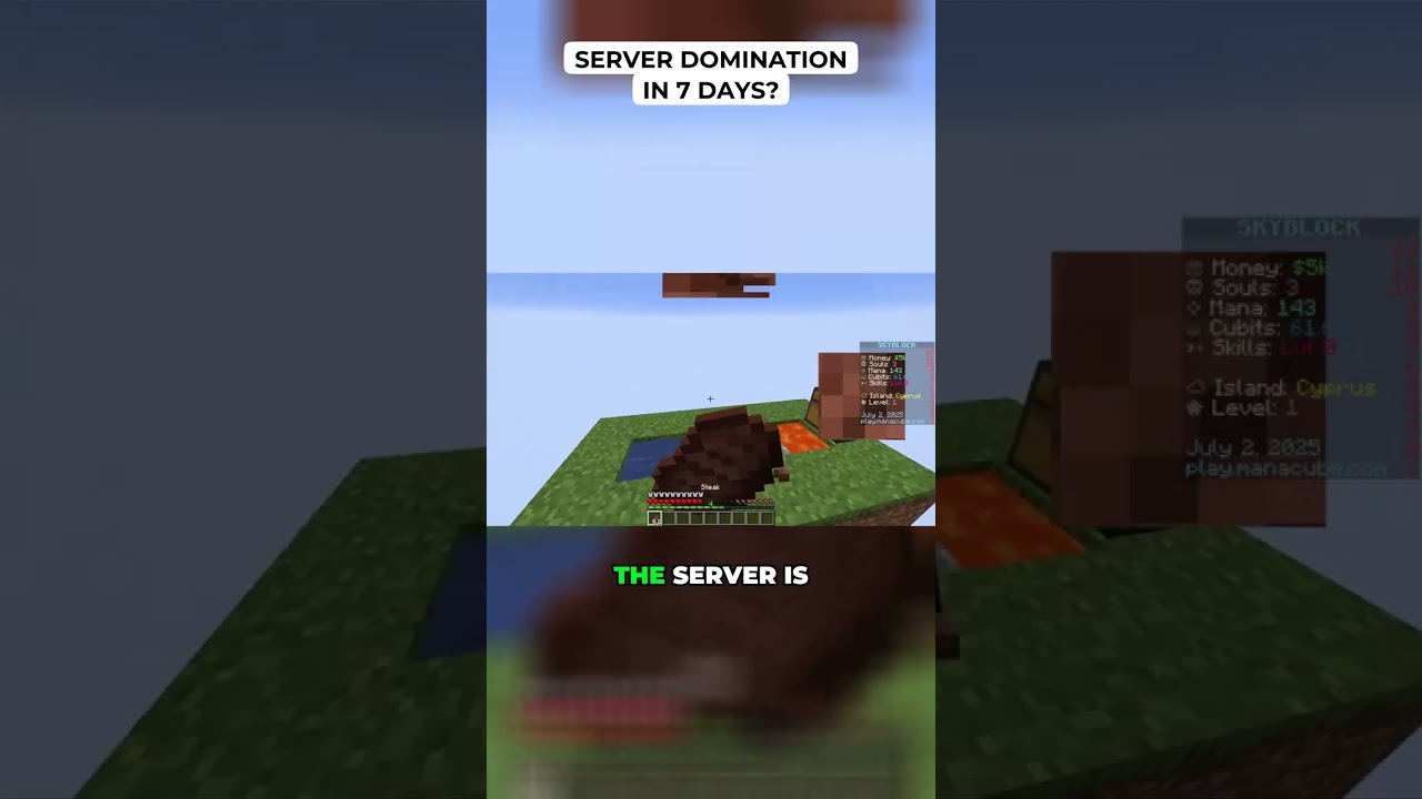 Server Domination in 7 Days?