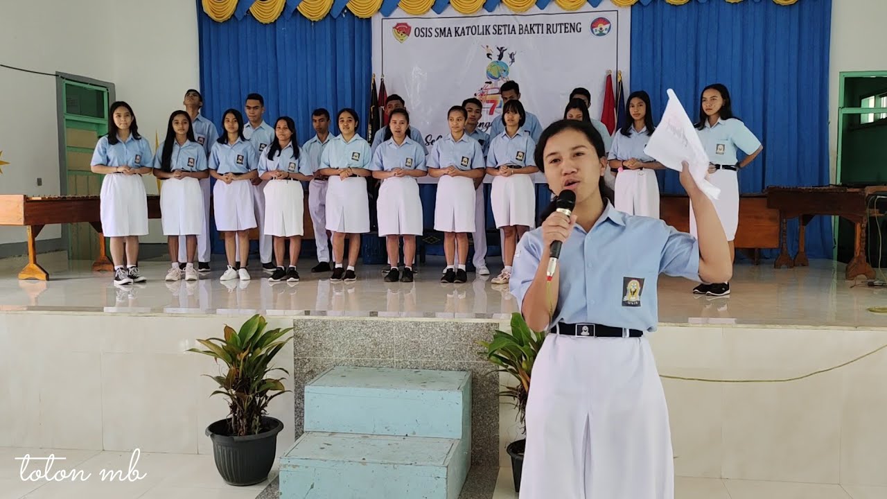 OSIS STIBA (Lagu, Puisi, dan Sambutan Ketua Osis) - SPESIAL HARI GURU - SMAK Setia Bakti Ruteng 2021