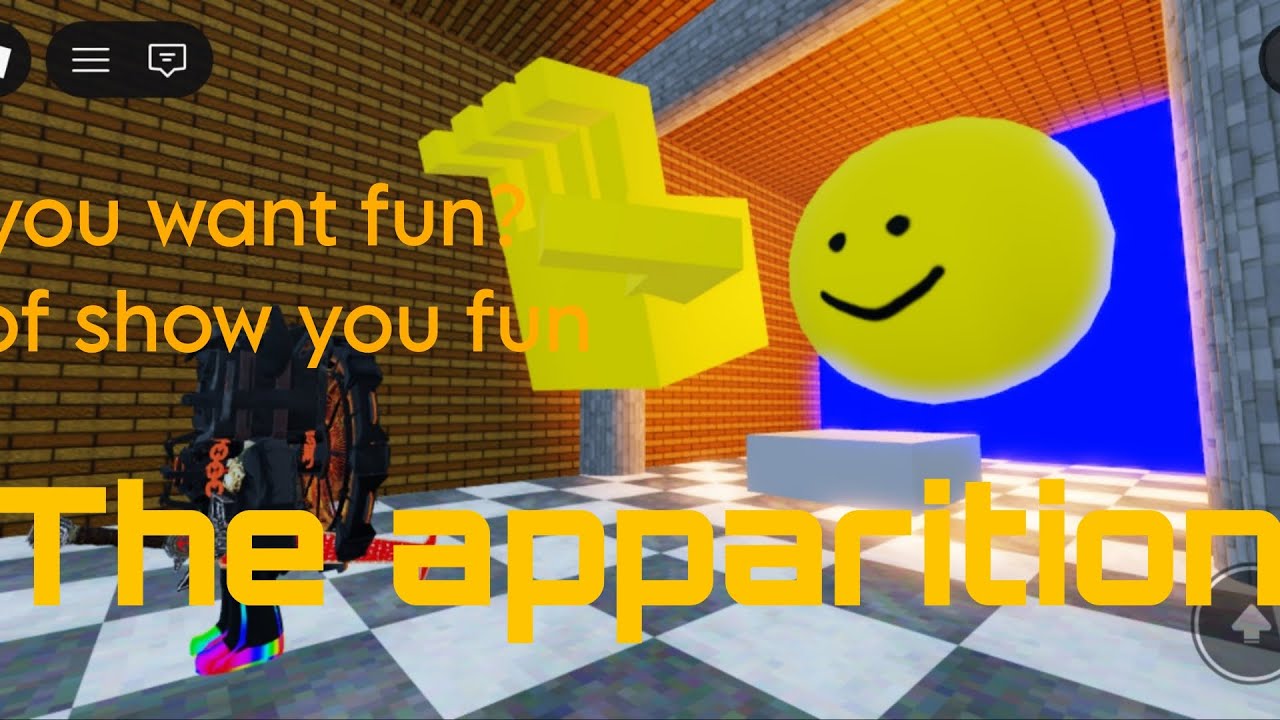 Roblox bighead apparition in obby creator