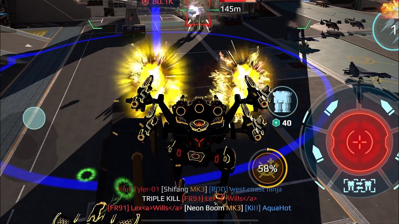 First runs for UE Typhon | War Robots gameplay