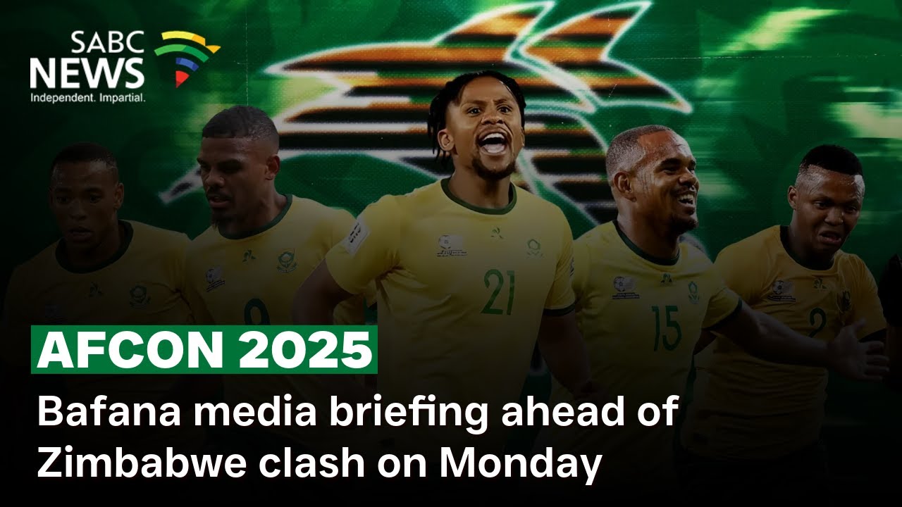 Afcon 2025 | Bafana media briefing ahead of Zimbabwe clash on Monday