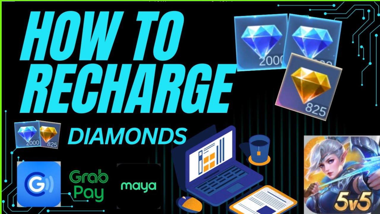 NEW! PAANO MAG RECHARGE NG DIAMONDS SA MOBILE LEGENDS | STEP BY STEP EXPLANATION