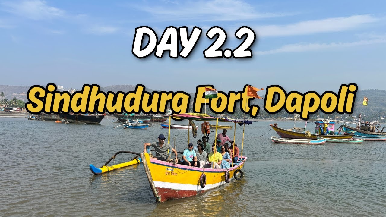 Sindhudurg Fort & Beach Evening | Day 2 second half | Room Tour, Sunset & Chill Vibes 🌊