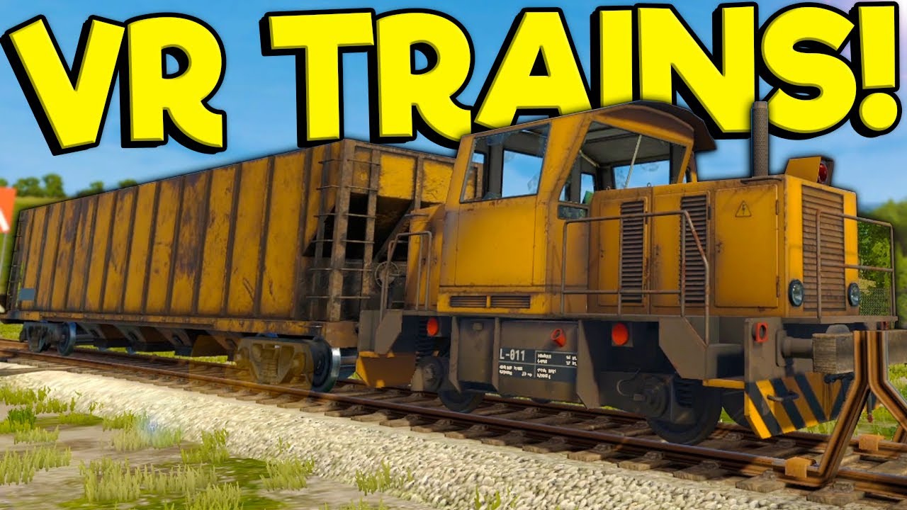 I Crashed My Train In Virtual Reality! - Derail Valley Overhauled Train Simulator Gameplay