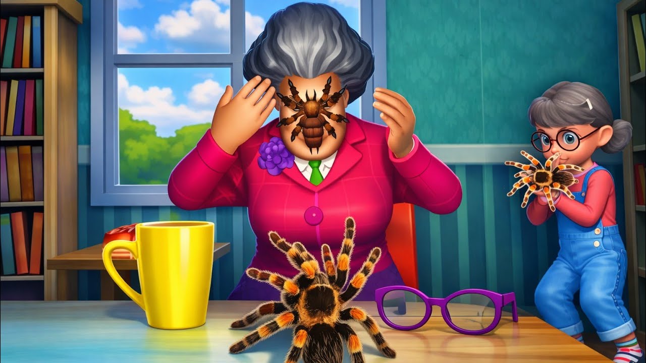 Scary Teacher Ke Face Per Makdi Fek Diya 😍