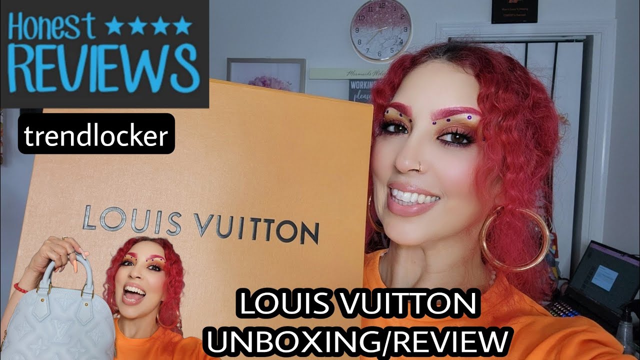 LOUIS VUITTON ALMA BB BLUE BAG UNBOXING & REVIEW 2022 | FROM TIDELOCKER