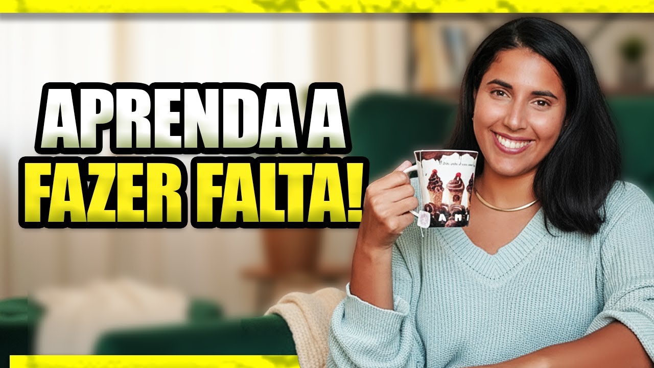 Você só vai entender isso quando aprender a fazer falta
