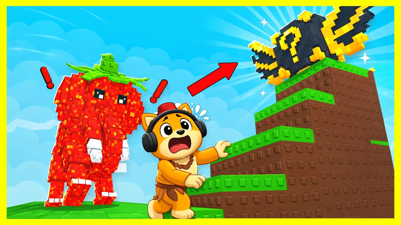 OBIT LATIHAN LOMPAT UNTUK AMBIL BRAINROT? | Jump To Steal Lucky Blocks