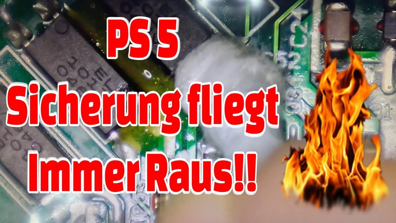 PS5 Sicherung fliegt raus