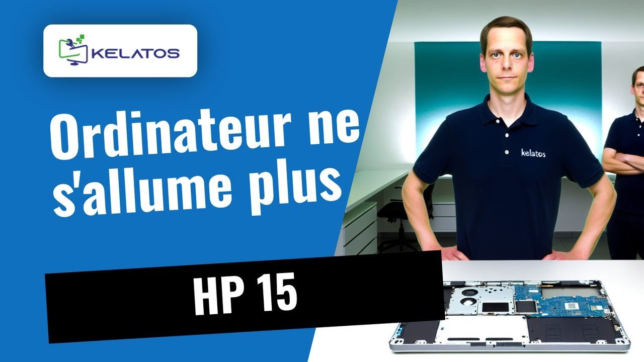 Votre Ordinateur portable HP 15 ne s'allume plus ? 🔋 Nettoyage et réparation