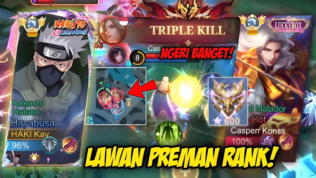 💀TOP GLOBAL HAYABUSA VS PENJOKI TOP GLOBAL RANK? STAR 600 WR 80%! MATCH SENGIT PARAH!! ~MLBB 