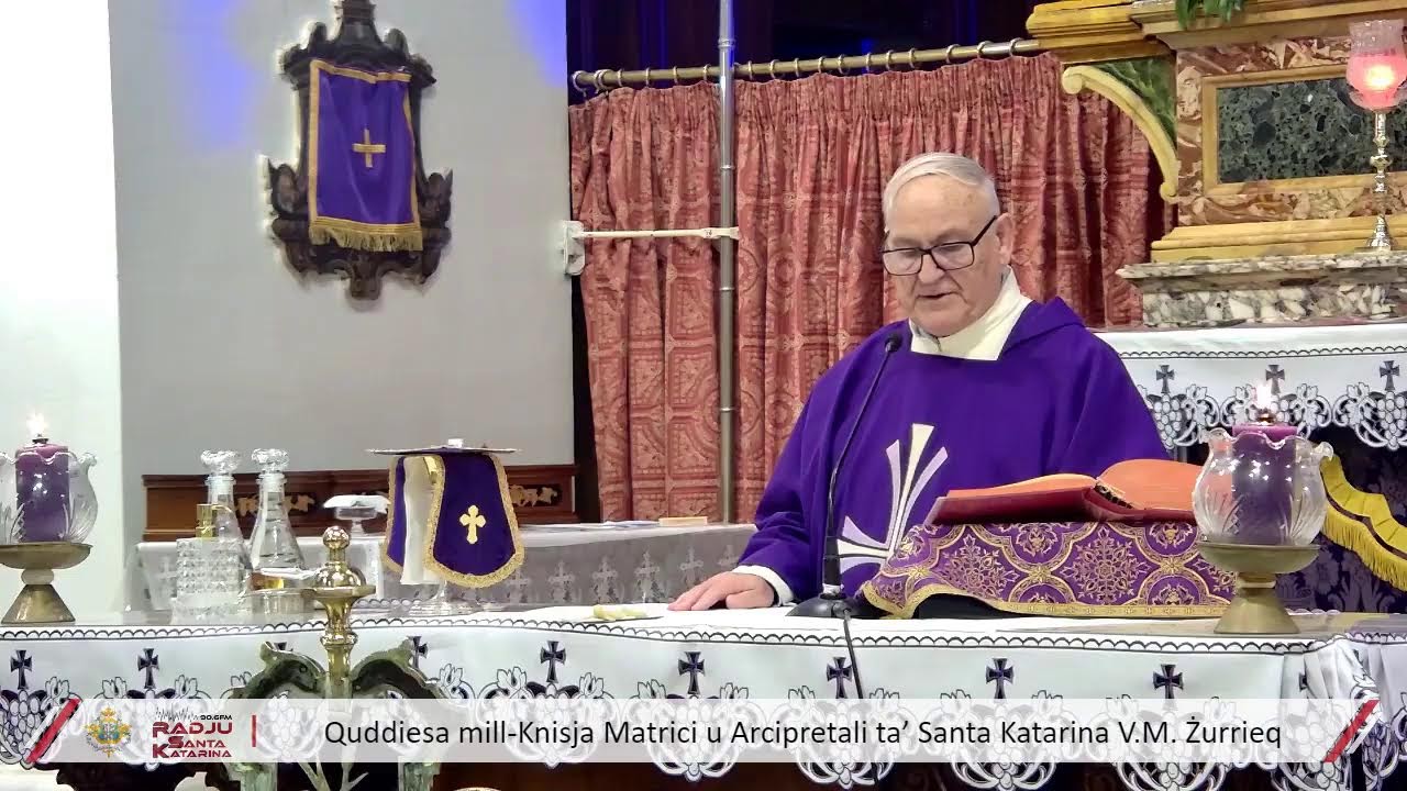 Quddiesa Live mill-Parroċċa ta’ Santa Katarina V.M. Żurrieq – 9 ta’ Marzu 2026