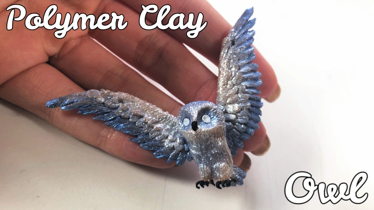 Polymer Clay Owl Tutorial | Necklace/Pendant Sculpting