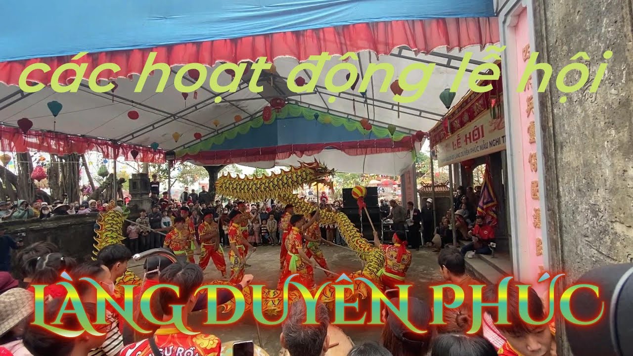 Một số nghi lễ truyền thống làng duyên phúc