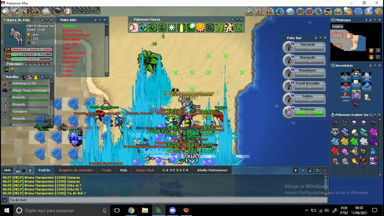 Ganyuu USANDO BOT E MACRO - POKE MIW