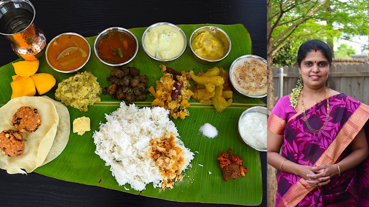 தமிழ் புதுவருட சிறப்பு சைவ விருந்து | Veg Lunch Menu | Grand Veg Lunch menu in Tamil | Tamil Vlog