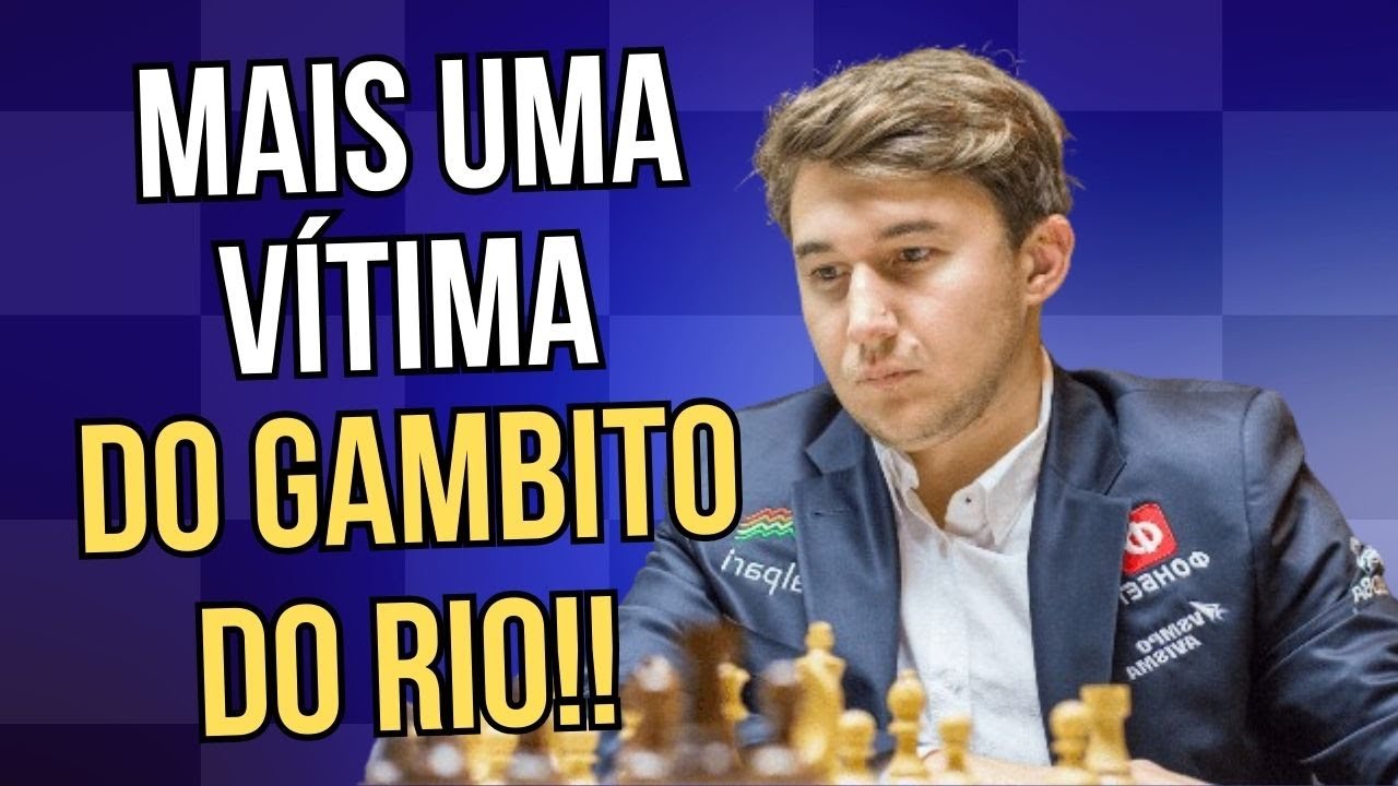 Karjakin Vence um Campeão Mundial em 18 Lances com o Gambito do Rio de Janeiro!!!